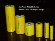 A bateria personalizada de NiCd embala OEM 2000 secundário de C para o CE das ferramentas eléctricas
