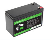 bateria do lítio LiFePo4 de 89.6wh IP55 12V 7Ah 7.2Ah para a luz solar