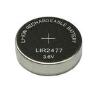 moeda recarregável da pilha do lítio da bateria do botão de 3.6V 200mAh LIR2477