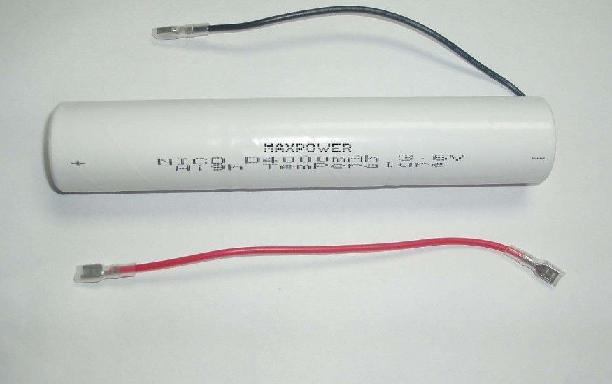 baterias recarregáveis 3.6Volt IEC61951-1/2 de alta temperatura de 4000mAh NICAD