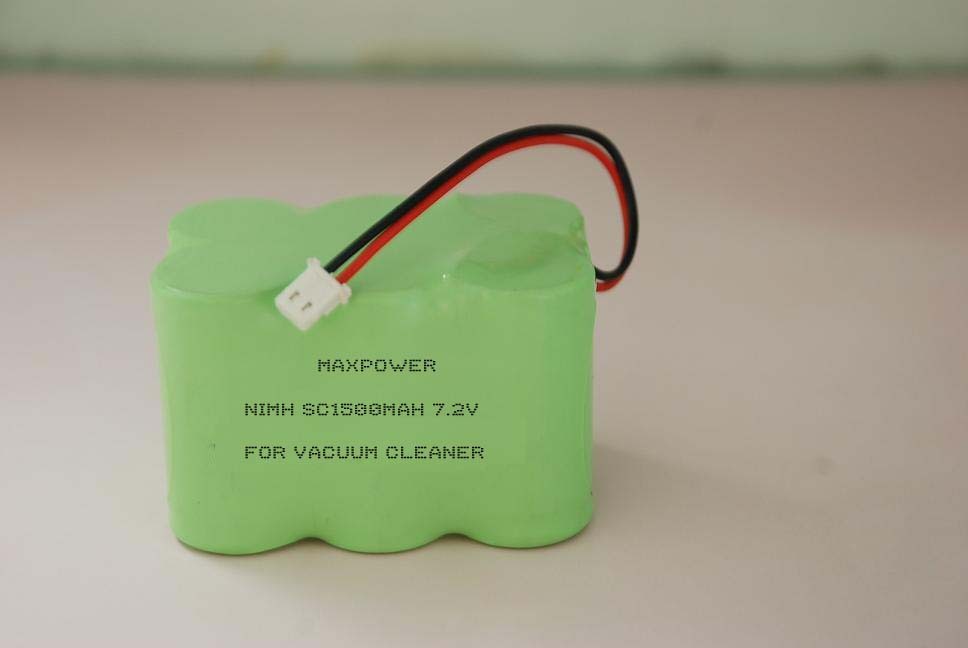 As baterias de NICD/bateria de Nimh embalam SC1500mAh 7.2V para o aspirador de p30