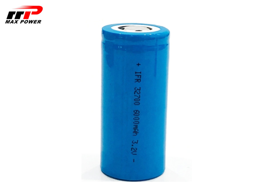LiFePo4 bateria 32700 do fosfato do ferro do lítio da pilha 32650