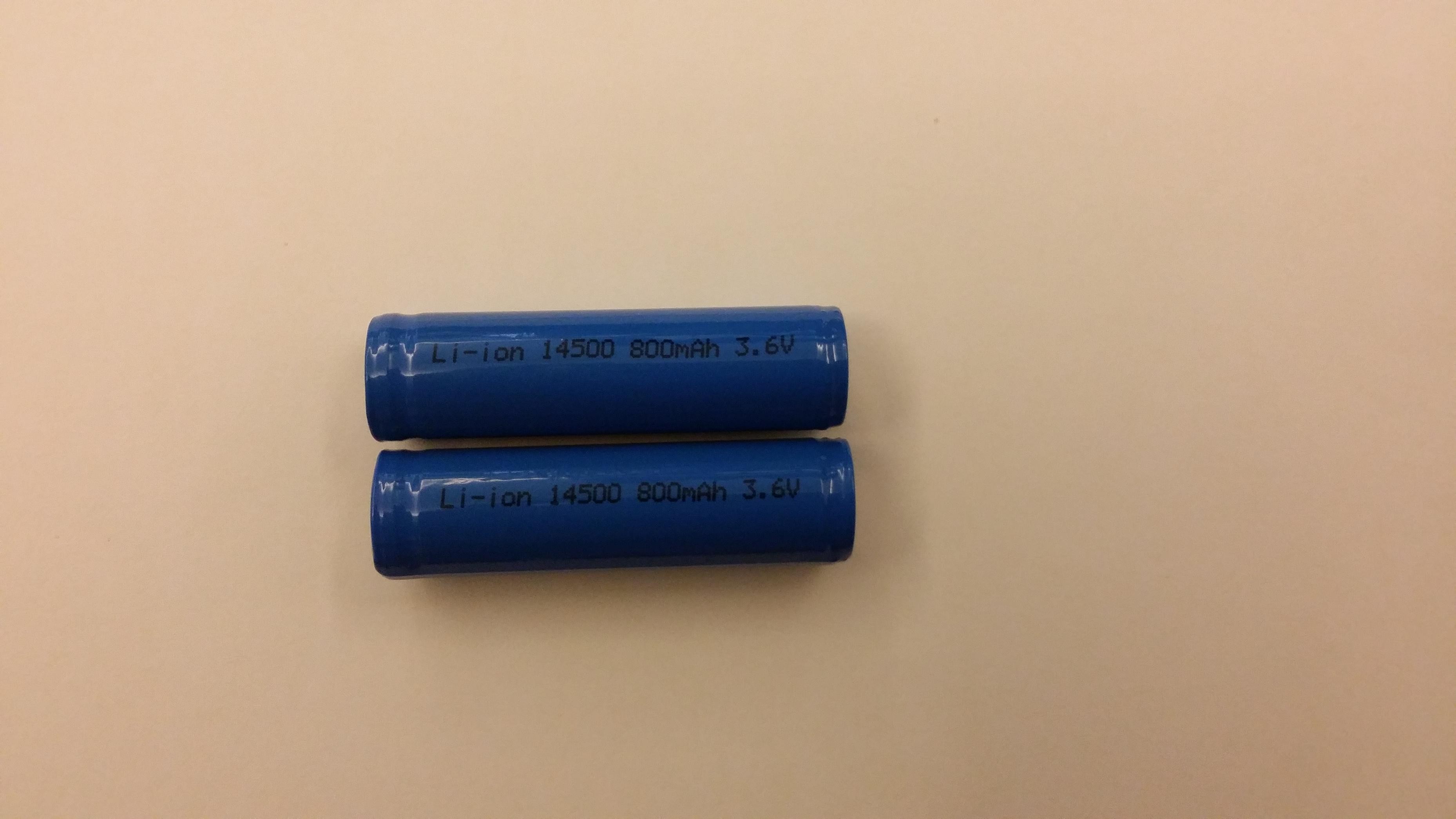Baterias recarregáveis do íon do lítio da iluminação 800mAh 3.7V Eco-amigáveis