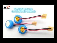 bateria dos earbuds TWS do lipolymer do lítio