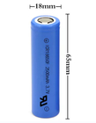 Bateria recarregável de lítio 3,7 V 2500 mAh Carregamento rápido 18650 Bateria de íon de lítio