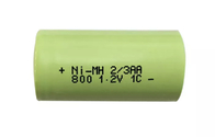 2/3 as baterias recarregáveis do AA 1.2V 800mAh de NIMH dão um ciclo por muito teo a vida