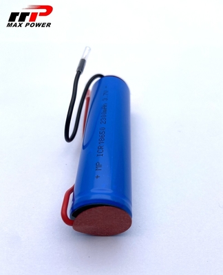 2300mAh 18650 3.7V Baterias recarregáveis de iões de lítio Resistência a altas temperaturas
