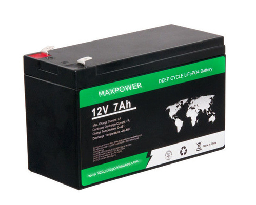 Bateria recarregável de iões de lítio Lifepo4 12V 12.8V 24V 6ah 7ah 9ah 12ah 14ah 28ah 30ah