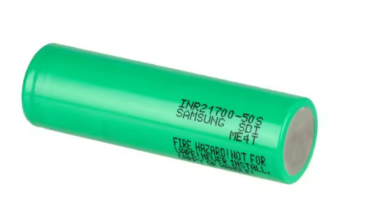 Bateria de lítio 3.6V 5000mAh INR21700-50S Max 45A