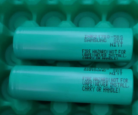 Bateria de lítio 3.6V 5000mAh INR21700-50S Max 45A