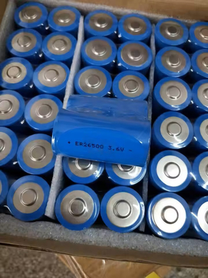 Er26500 3.6v 8500mah 9ah lisocl2 bateria Er26500 bateria de lítio de tamanho C 3.6V 9000mah bateria primária de lítio