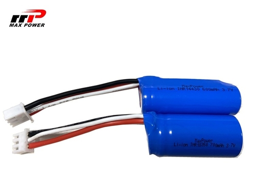 18350 3.7v 700mAh 10C Bateria recarregável de iões de lítio com descarga de alta potência