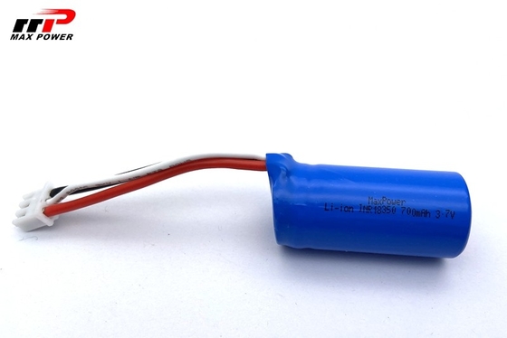 18350 3.7v 700mAh 10C Bateria recarregável de iões de lítio com descarga de alta potência