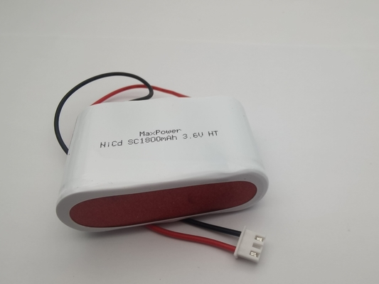 Maxpower NiCd 3.6V SC1800mAh bateria recarregável luz de emergência baterias NICD