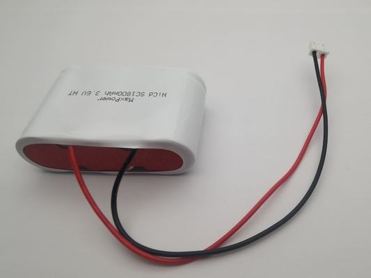 Maxpower NiCd 3.6V SC1800mAh bateria recarregável luz de emergência baterias NICD