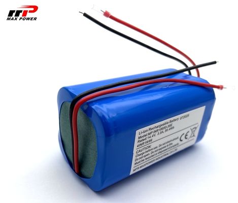 Bateria de íon de lítio 14,4V 18650 3500mAH para aspirador de pó robô de limpeza