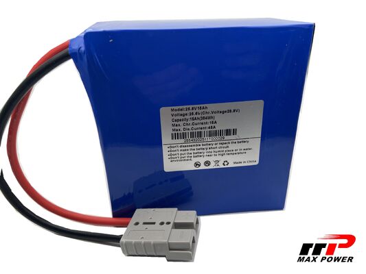 25.6V 15Ah 384Wh bateria recarregável de lítio LiFePO4 para UPS