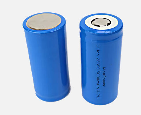 High Capacity 5000mAh 3.7V INR26650 Lithium Ion Battery with 1500 Cycles for Ebike and ESS