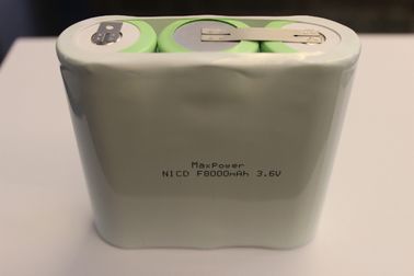 blocos da bateria de 2.4V Nicd, baterias de F8000mAh para o CE do UL do microfone do rádio