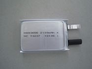 Bateria recarregável do aa do íon do lítio do alarme de fumo 883656 3.7V do poder superior 2100mAh