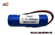 Baterias recarregáveis 3.7V 2500mAh INR18650 do íon do lítio dos produtos de Digitas