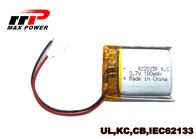 Aprovação ultra pequena dos CB UN38.3 do KC da bateria do polímero do lítio de Earbud 422025P 180mah 3.7V dos auriculares de Bluetooth