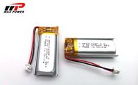 Bateria recarregável do polímero do lítio 300mAh de MSDS 3.7V 701435