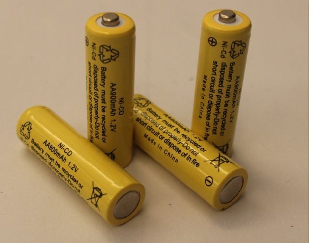 UL cilíndrico das baterias recarregáveis AA900mAh de 1.2V NICD