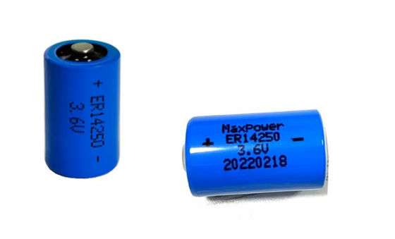 Bateria 3.6v Er14250 1200mAh do cloreto de Thionyl do lítio de 1/2 AA