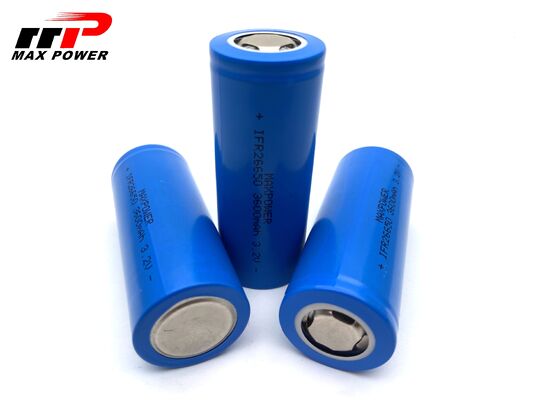 Bateria de Lítio LiFePO4 26650 3600mAh 3.2V com Longa Vida Útil de Ciclo de 2000 Vezes