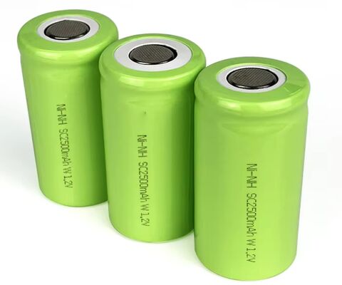 SC2500mAh 1.2V Ni-MH Bateria recarregável com 1000 ciclos de vida longa e alta capacidade