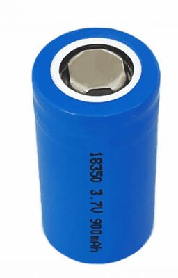 Classe A INR18350 Bateria de íons de lítio 3.7V 900mAh Bateria recarregável de alta capacidade