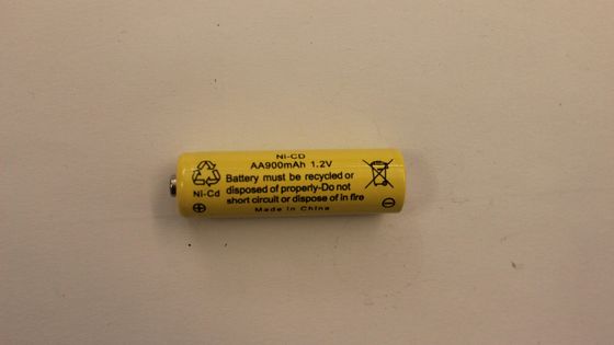 Bateria recarregável da tocha da bateria de lanterna elétrica recarregável do AA 1.2V 900mAh NiCD