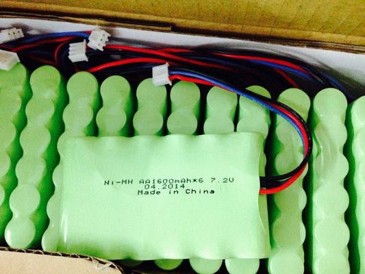 baterias recarregáveis de 1600mAh 7.2V AA NIMH, OEM da bateria de lítio da câmera