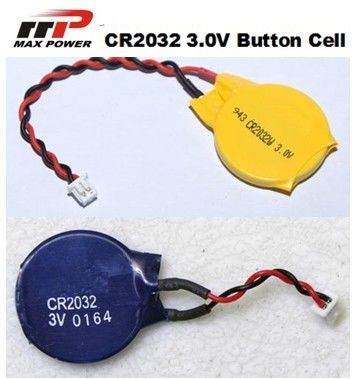 Bateria de lítio preliminar 210mAh de CR2032 3V, pilha de alta tensão do botão