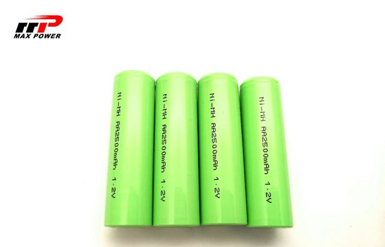 Bateria de NIMH AA2500mAh 1.2V para produtos digitais industriais com certificação do UL IEC/EN61951 do CE do BIS