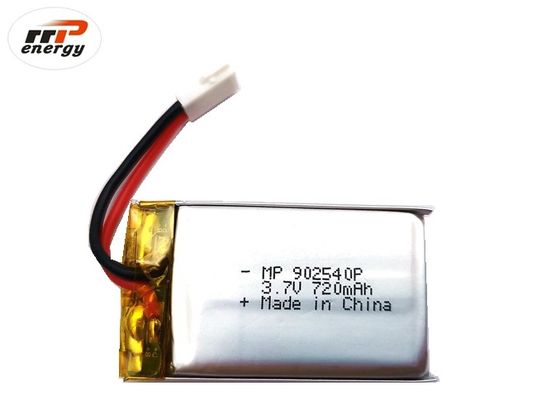 CB altos IEC62133 KC da bateria 902540P 720mAh do polímero do lítio do zangão do UAV da taxa da descarga 20C